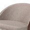 Baxton Studio Lovella MidCentury Modern Grey Fabric and Walnut Brown Finished Wood 2Piece Accent Chair Set 225-2PC-12949-ZORO - alternate 5